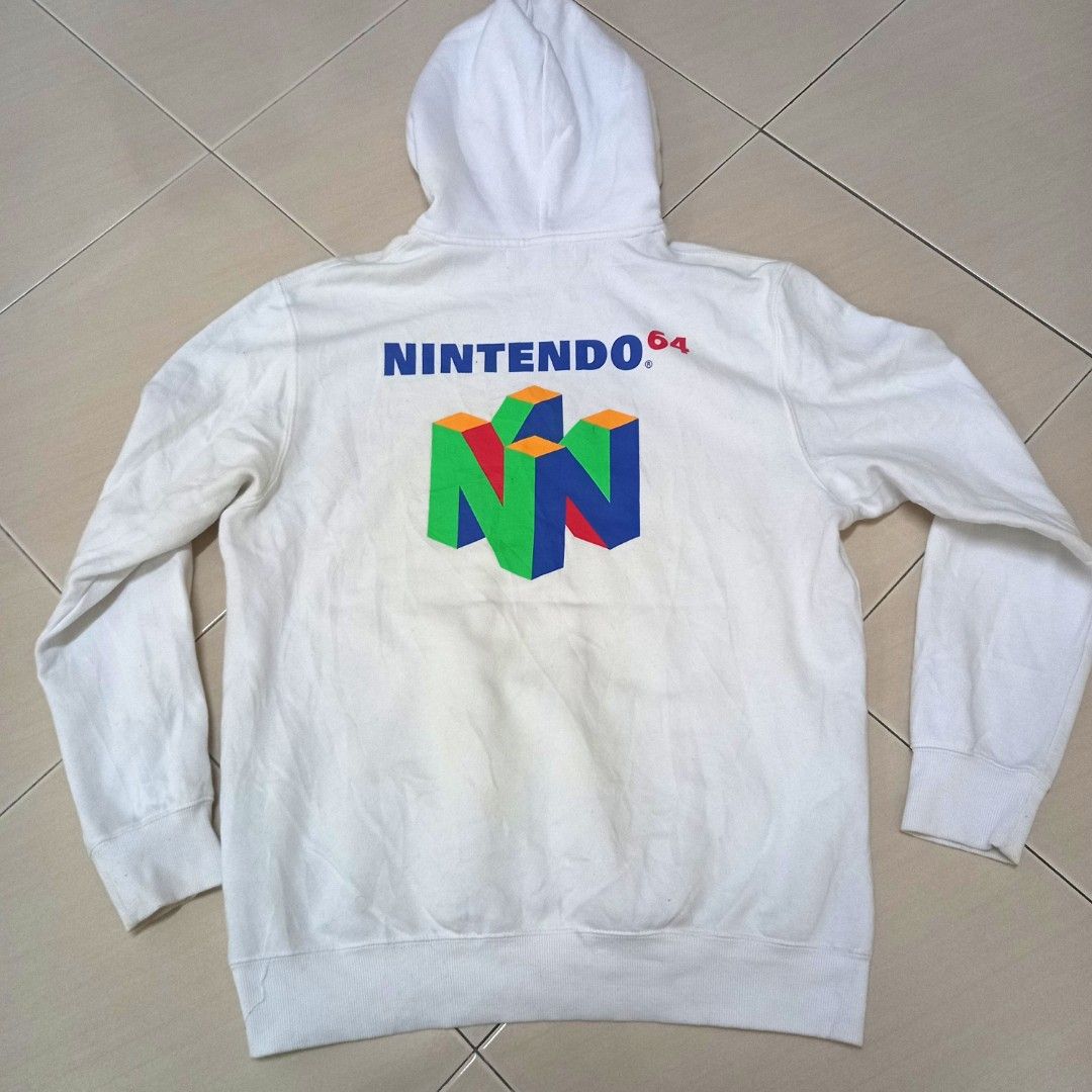 White nintendo hoodie online