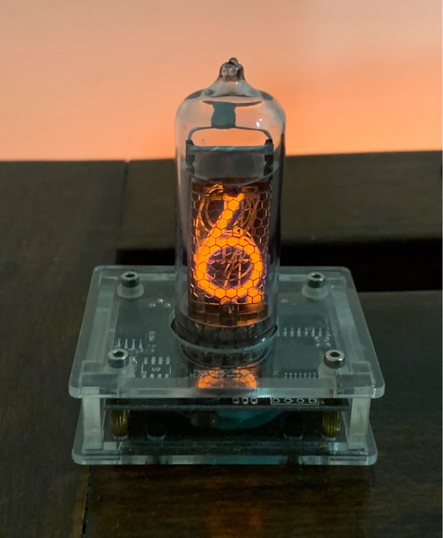 *RARE* Nixie Clock UNIQUE Time Piece (Nixie Tube are made in USSR/CCCP