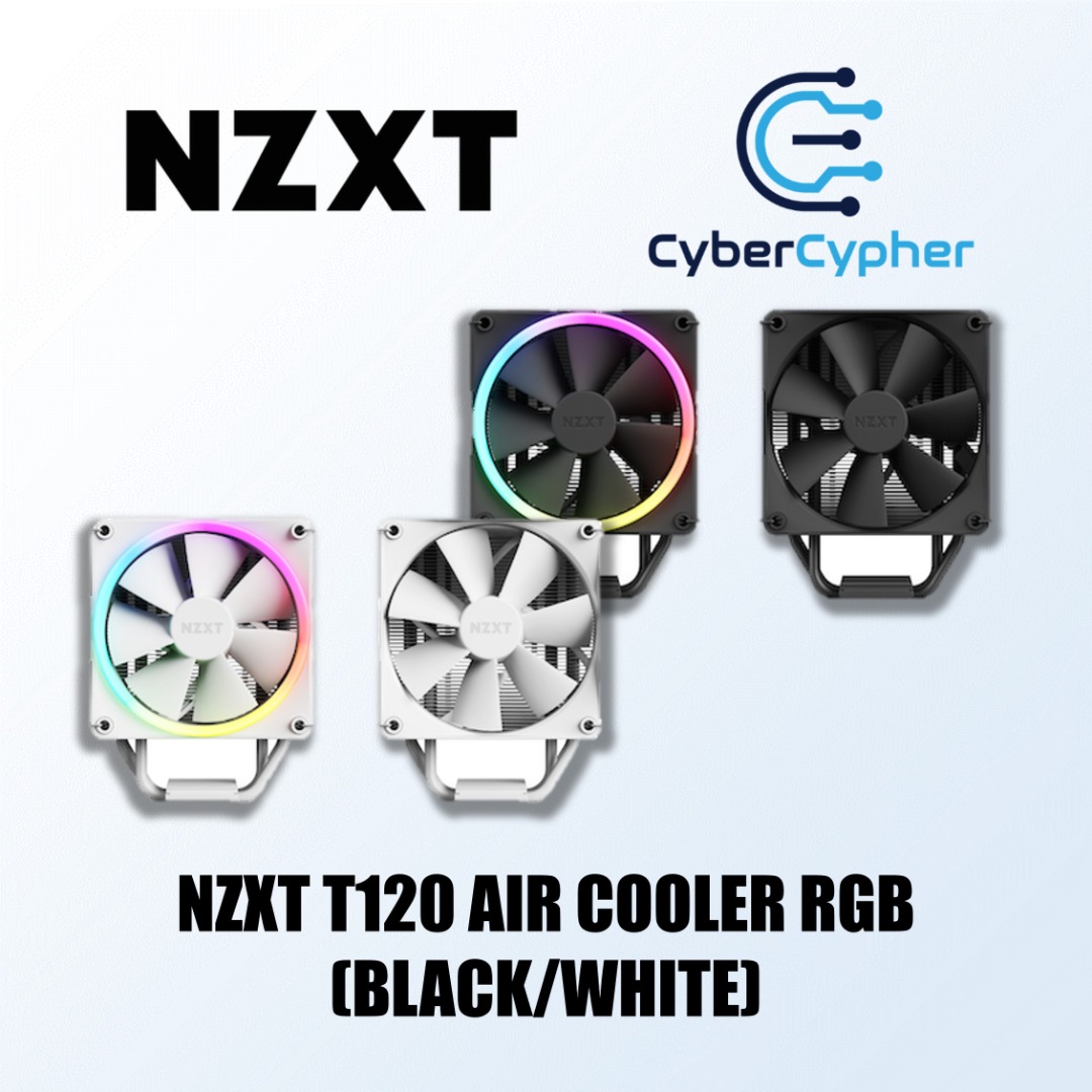 NZXT T120 CPU luchtkoeler - RC-TR120-W1 - CPU vloeistofkoeler