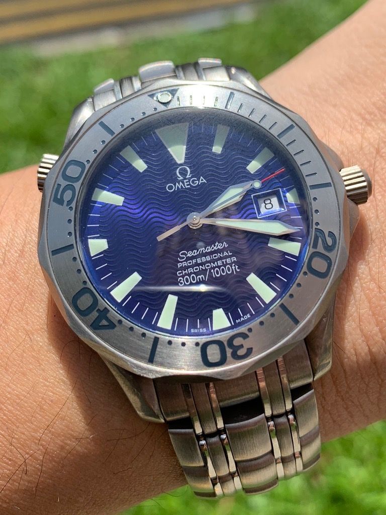 omega titanium seamaster