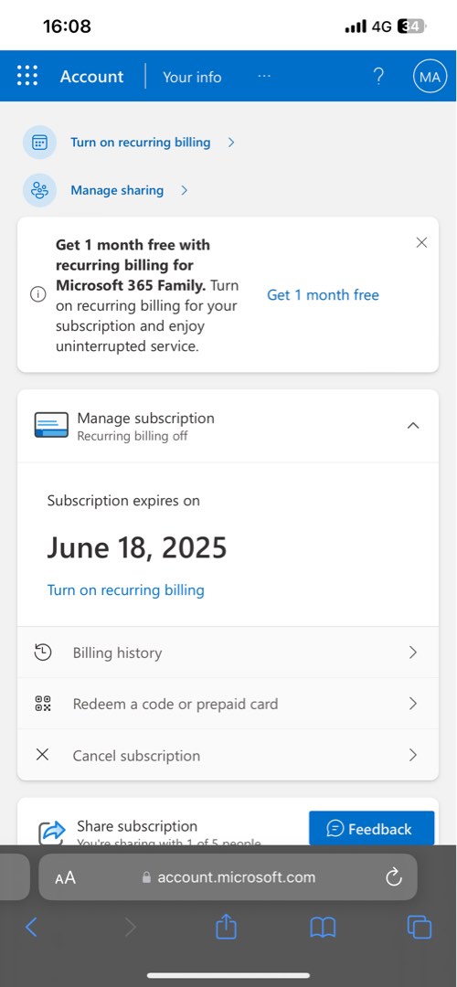 Onedrive 1tb until 2025, Computers & Tech, Desktops on Carousell