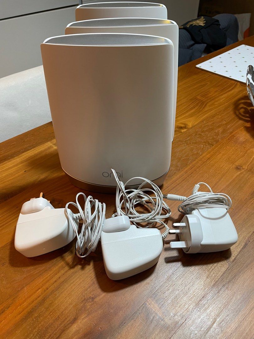 Orbi RBR750 Wifi 6 router and 2 RBS750 satellites, 電腦＆科技, 電腦周邊及配件, Wifi