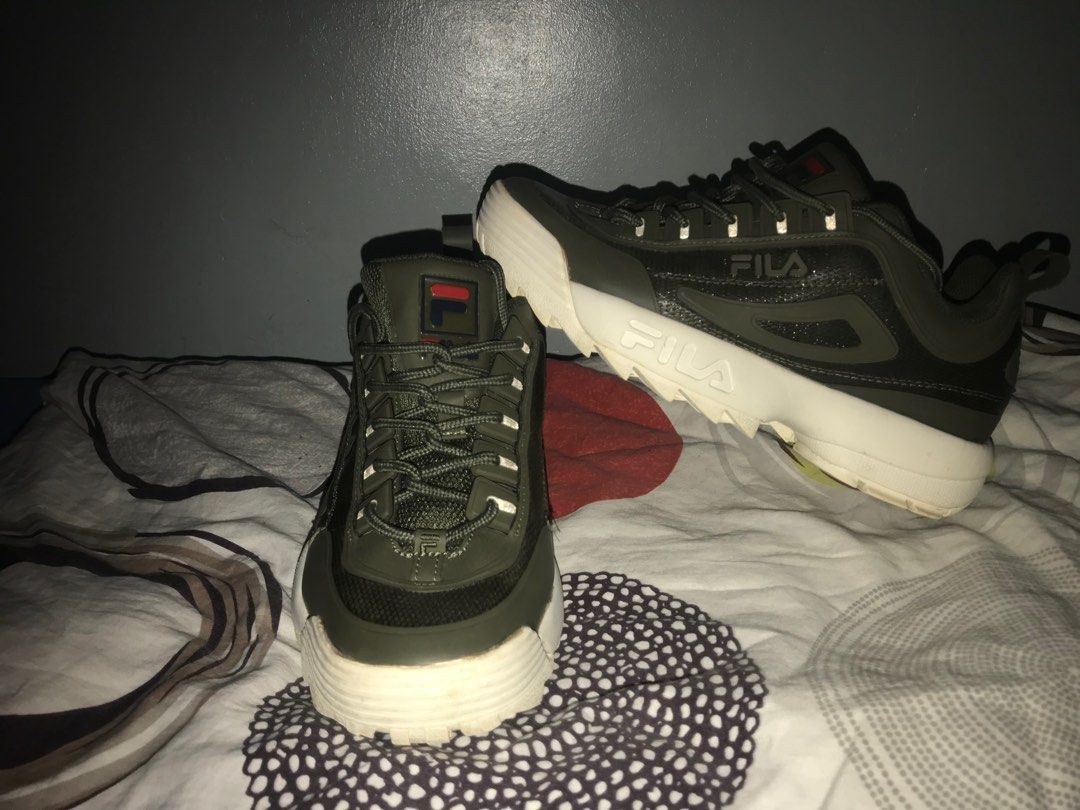 fila disruptor khaki