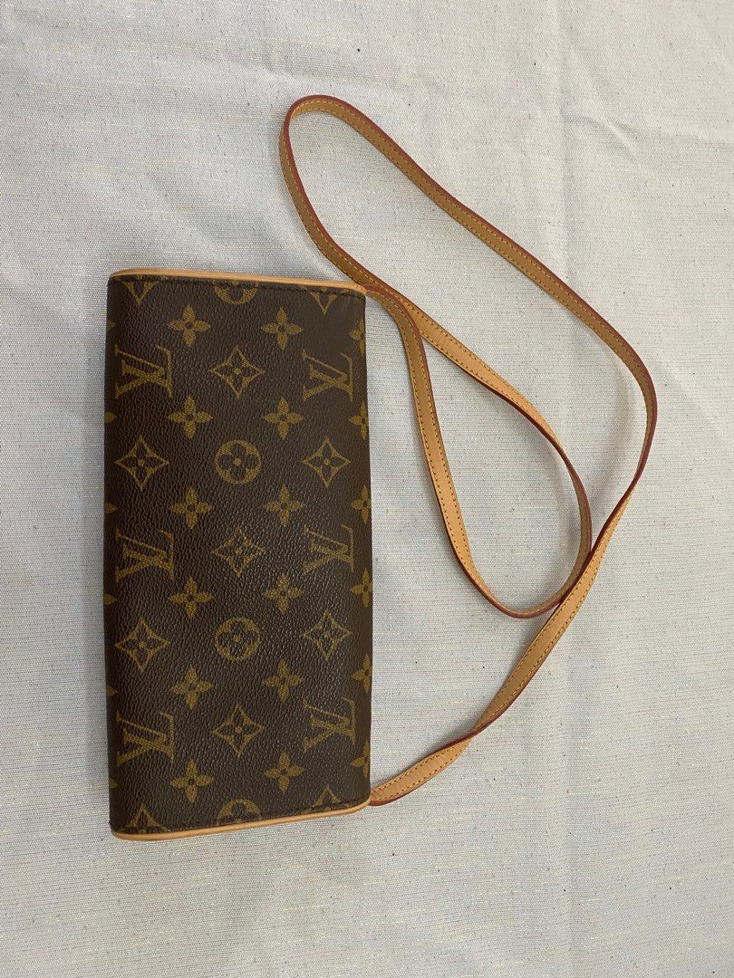 Brown Pu Leather Louis Vuitton Slingbag, Size: Regular