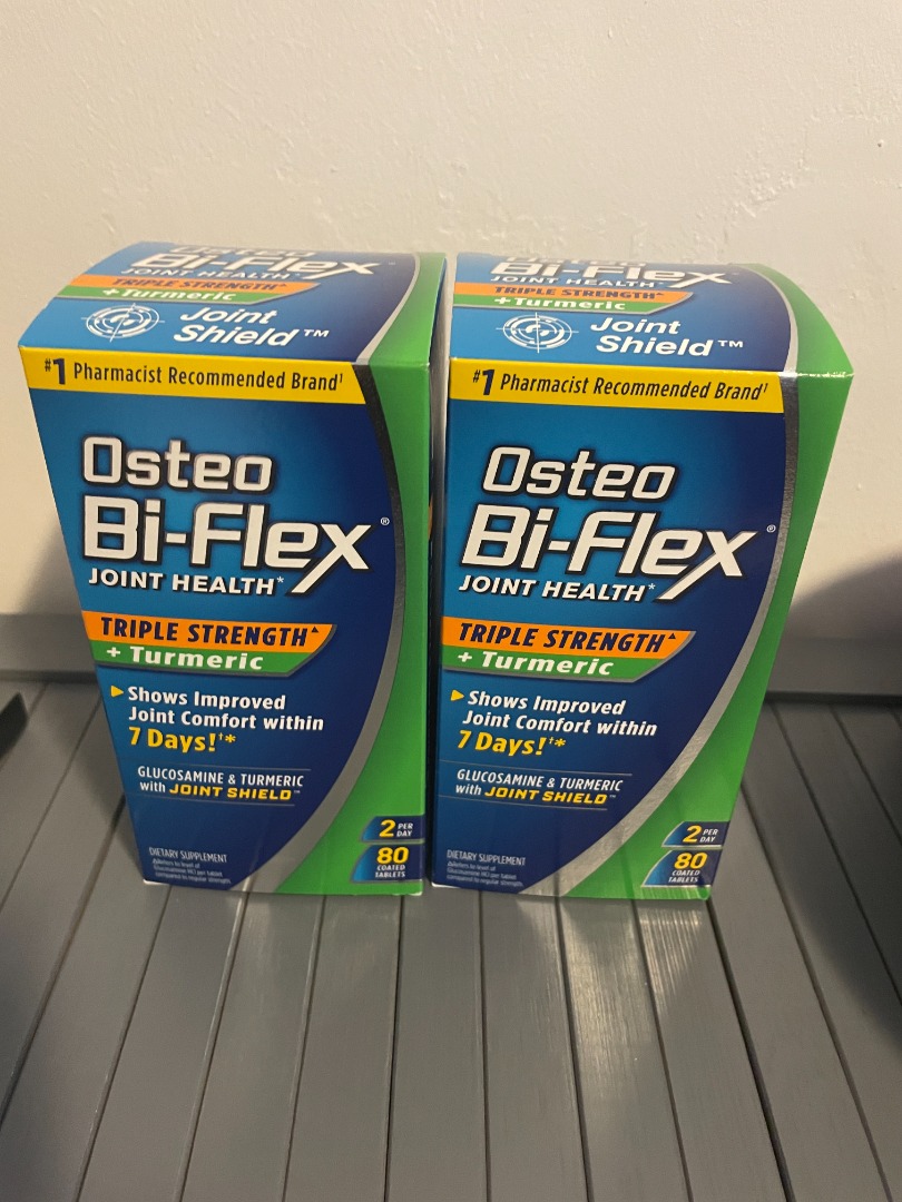 Osteo BiFlex Joint Health Triple Strength + Turmeric 80 Coated Tablets, Health & Nutrition