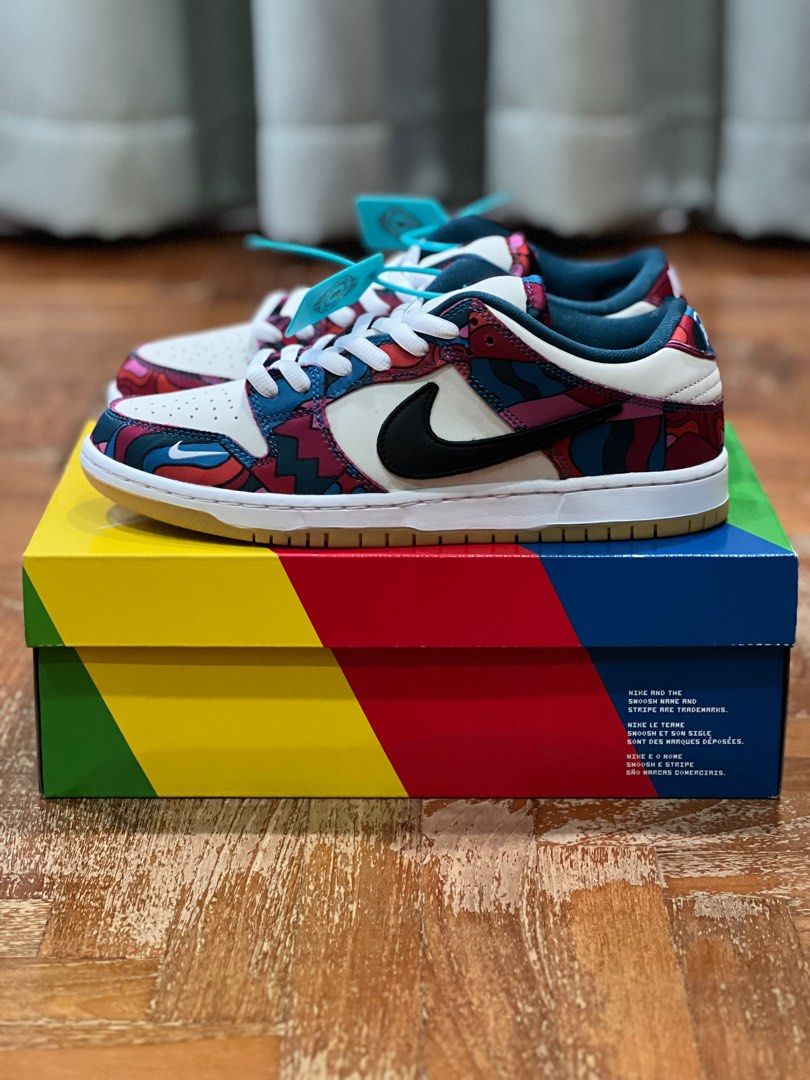sb parra dunk low pro abstract art stockx