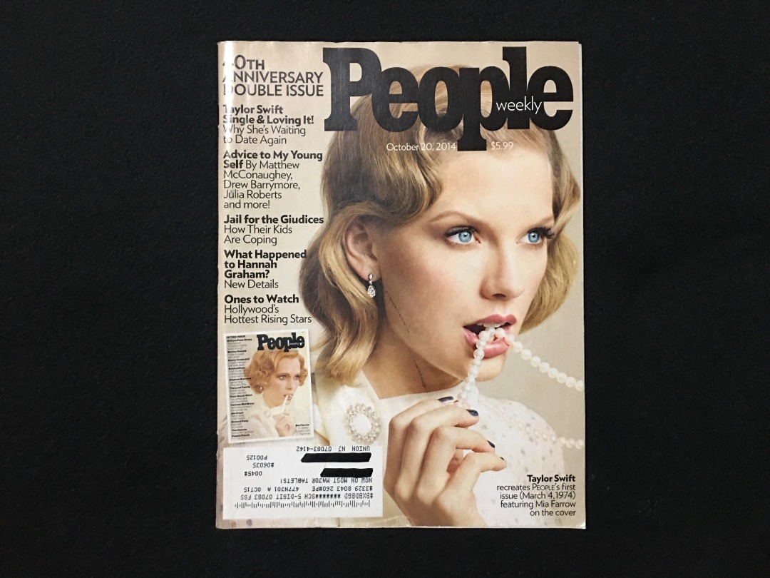 People Magazine Taylor Swift Cover 40th Anniversary Double Issue