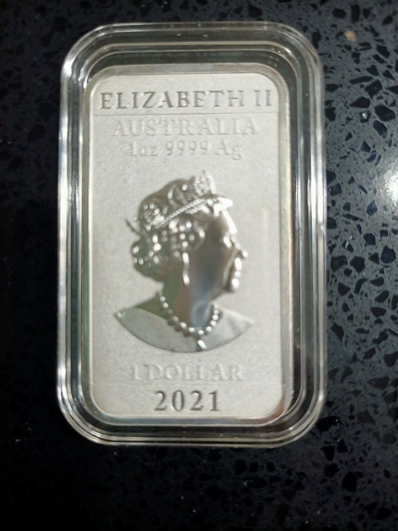 Perth Mint Dragon 1oz silver bar 2021, Hobbies & Toys, Memorabilia