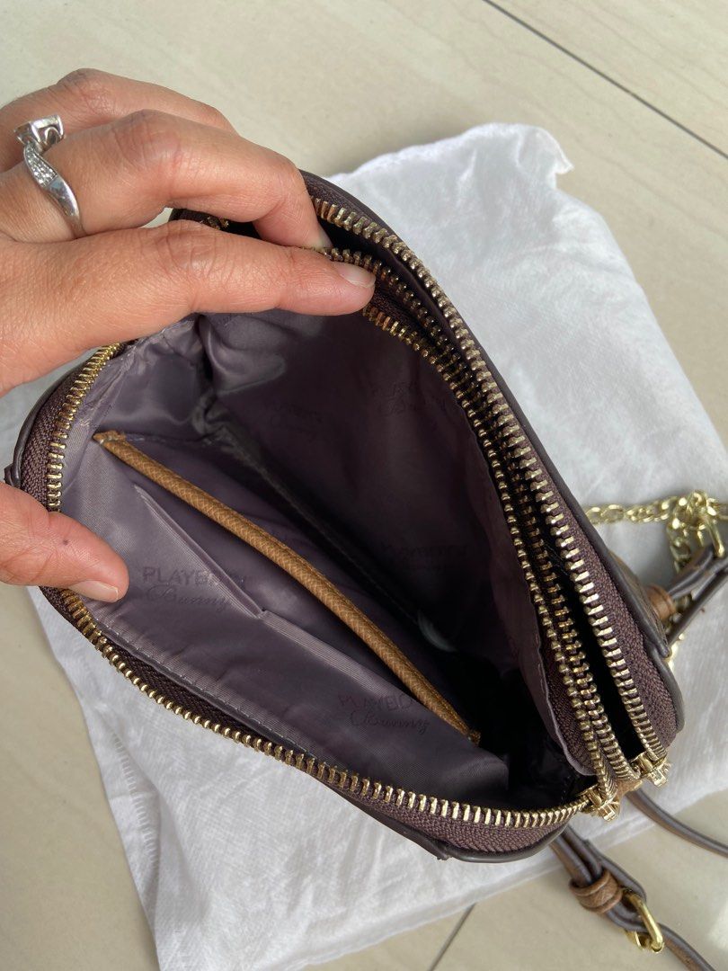 Playboy bunny monogram sling bag hot sale