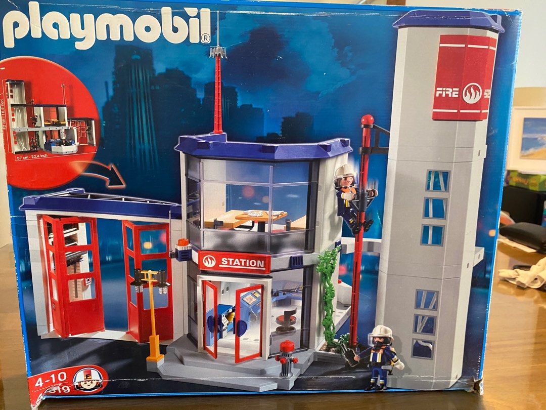 Playmobil fire station, Hobbies & Toys & on Carousell