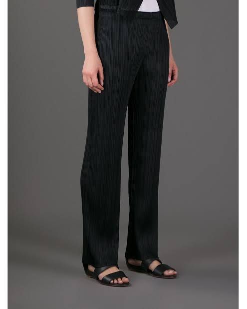 Pleats Please Issey Miyake Straight Pants In gray, Women's Fashion,  Bottoms, Other Bottoms on Carousell