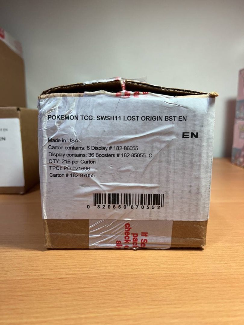 Pokemon tcg lost origin booster box case, Hobbies & Toys, Toys & Games ...