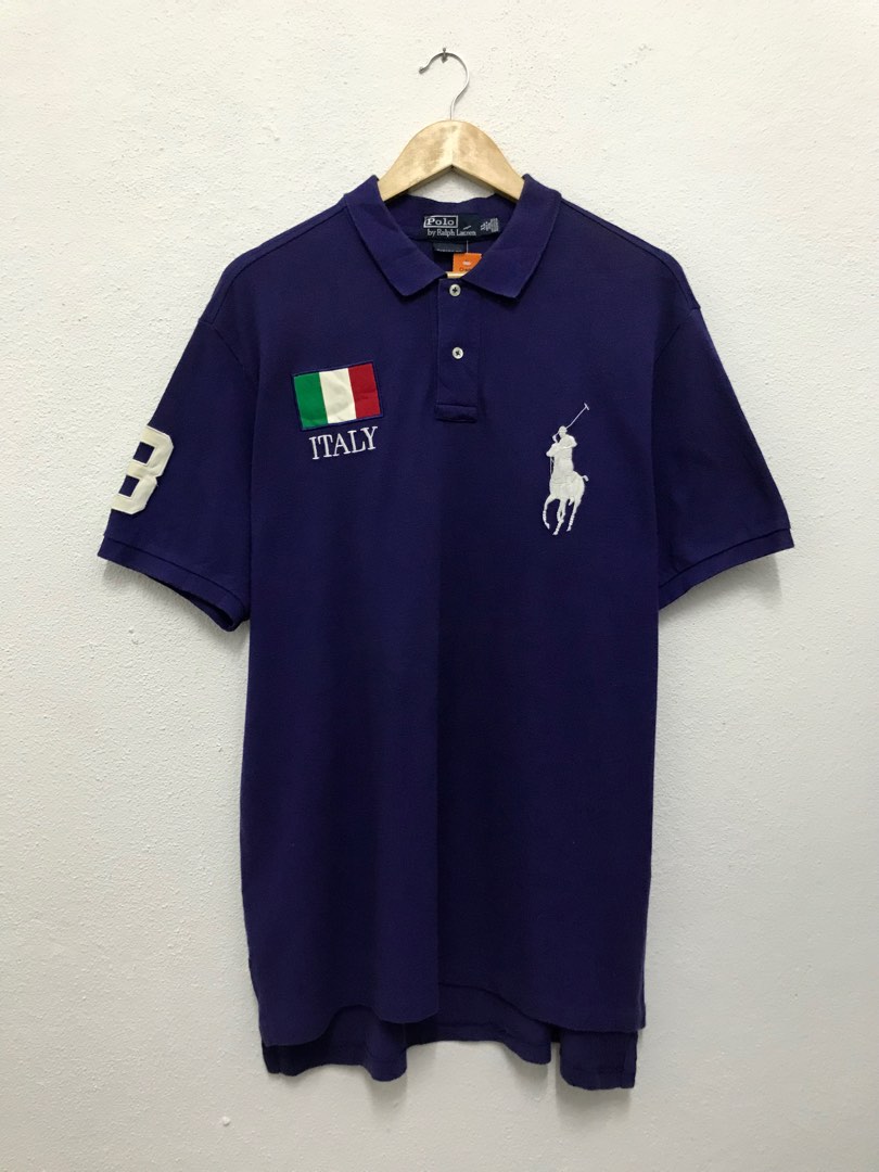 Polo Ralph Lauren ITALY Polos, Men's Fashion, Tops & Sets, Tshirts & Polo Shirts on Carousell
