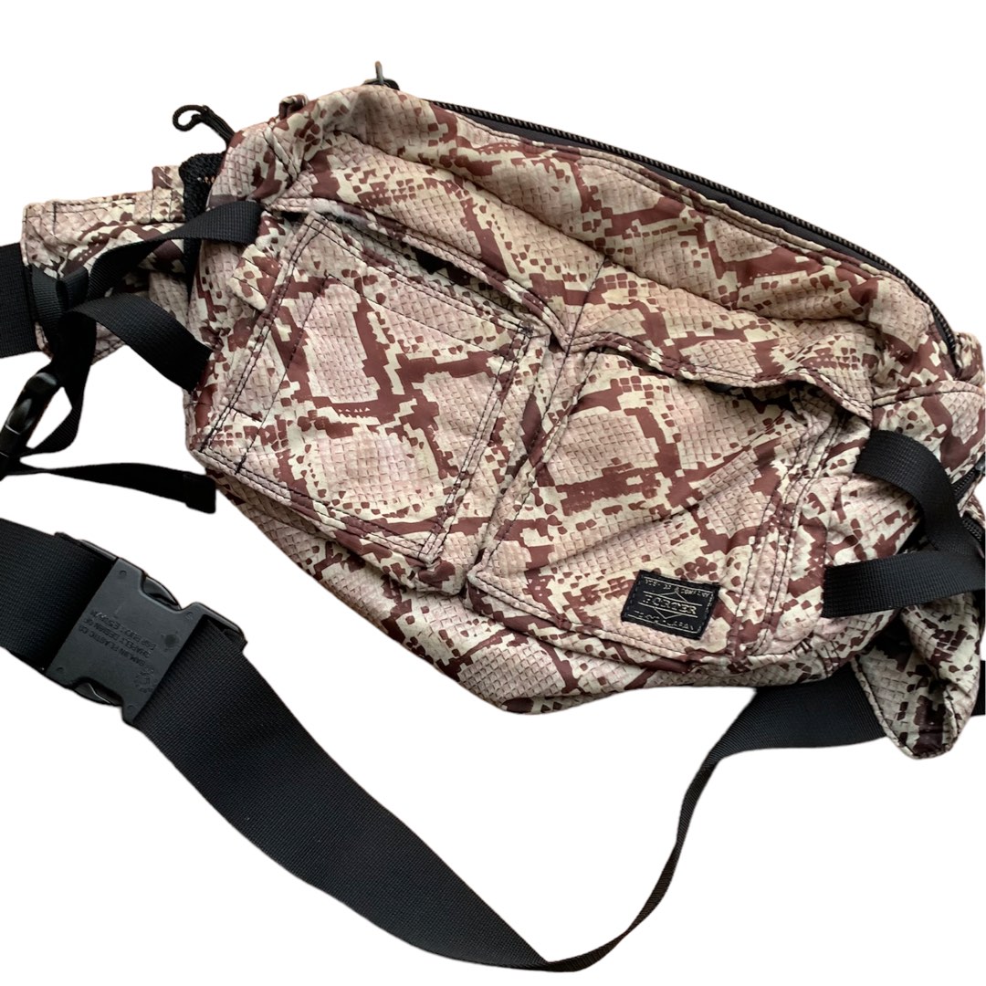 Porter Headporter yoshida python snake series Tanker waist bag