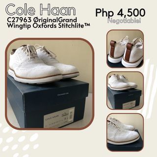 [PRELOVED]  Cole Haan C27963 ØriginalGrand Wingtip Oxfords Stitchlite™