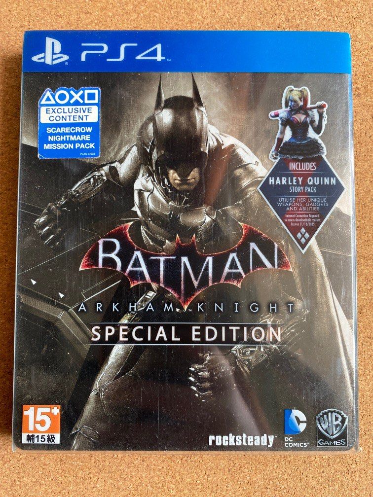 PS4 GAME] BATMAN ARKHAM KNIGHT - SPECIAL EDITION - RARE STEEL BOX VERSION,  Video Gaming, Video Games, PlayStation on Carousell