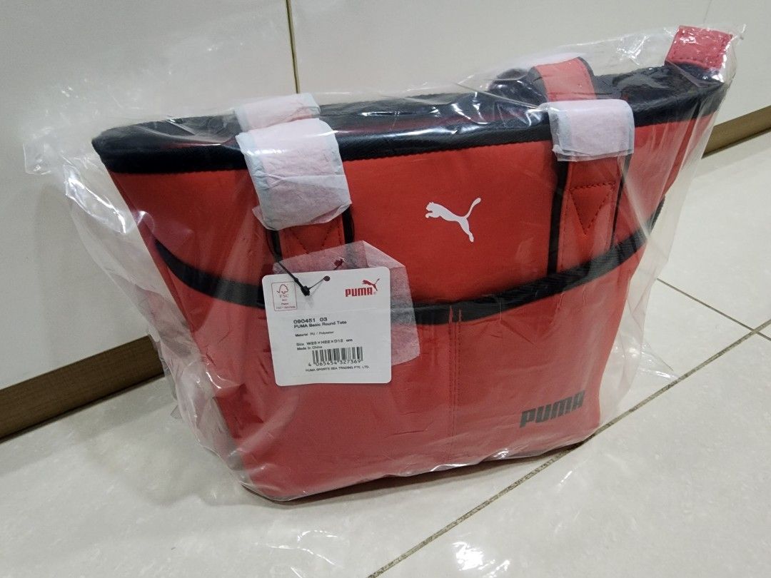 Puma red tote bag Men s Fashion Bags Sling Bags on Carousell
