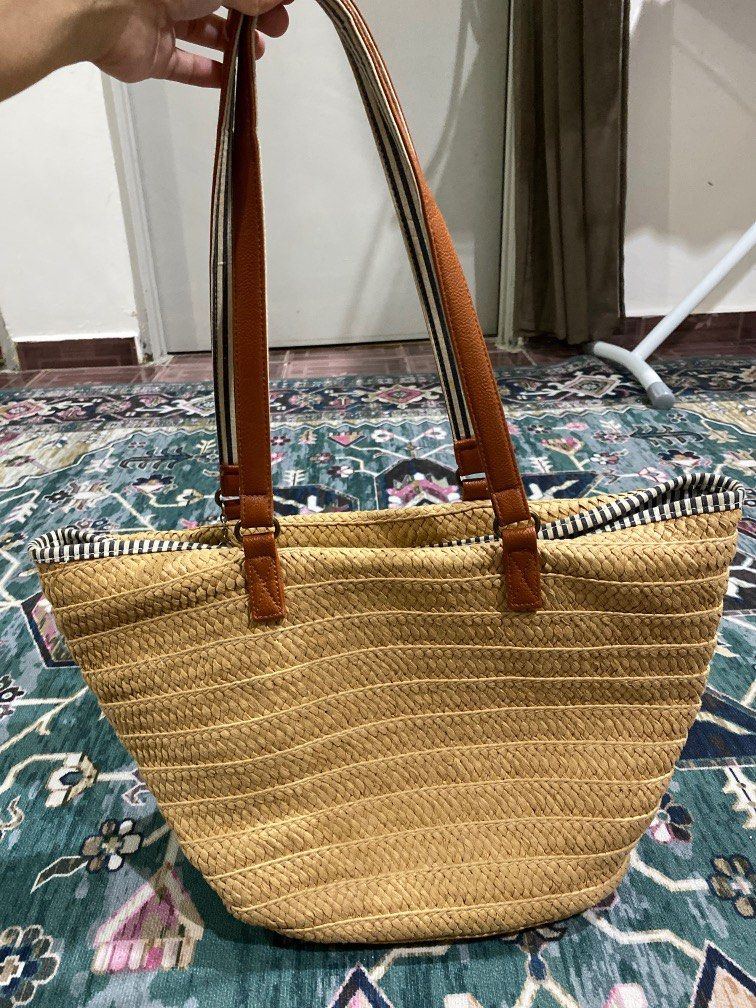 Rattan shoulder bag, Women's Fashion, Bags & Wallets, Shoulder Bags on