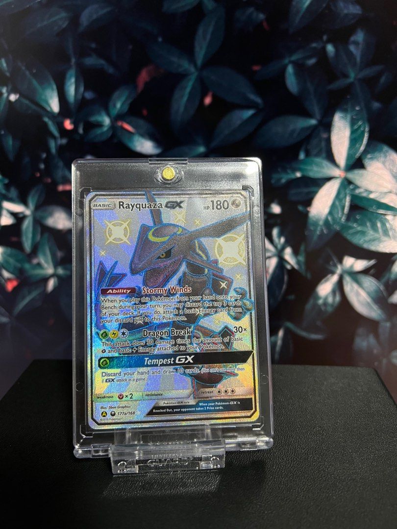 Shiny rayquaza gx Pokémon tcg opening 