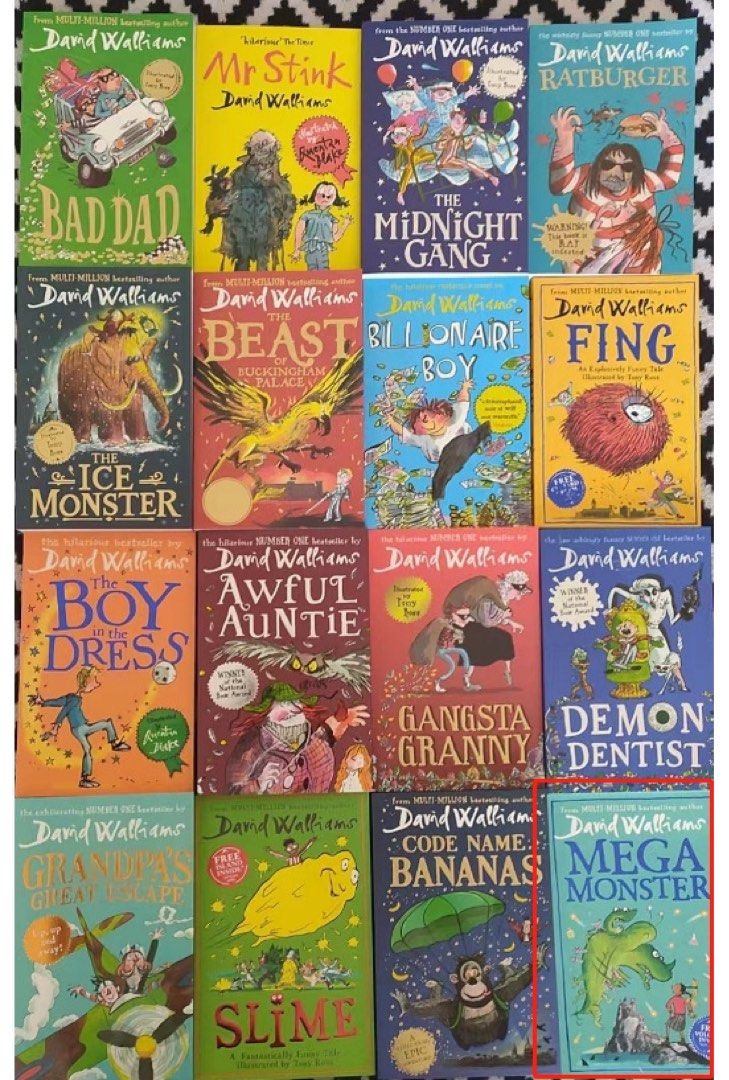 Ready Stock The World of David Walliams - David Williams 16 Books Collection