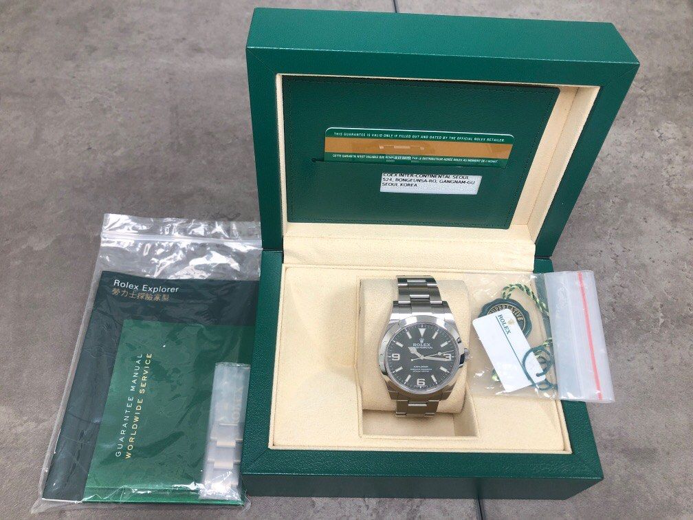 Rolex explorer 1 mk2 lume markers ref 214270 Luxury Watches