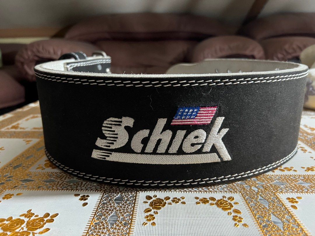 Cintura Pesi Schiek Sports 2006 In Nylon Rosa Per Powerlifting, Modello S-2006PK