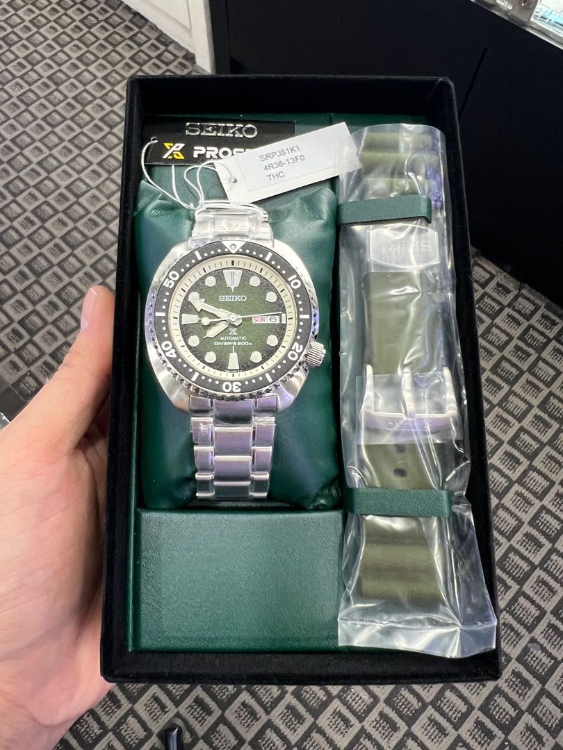 Seiko turtle green limited edition online
