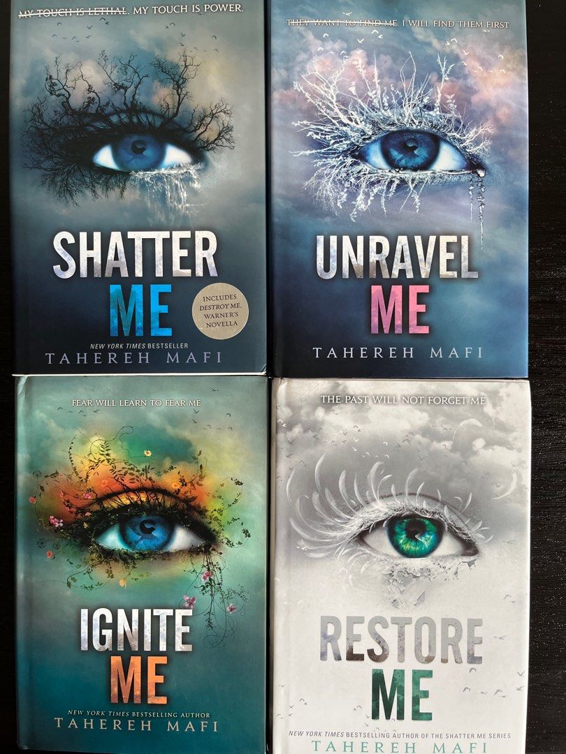 Shatter Me Series by Tahereh Mafi Hardcover SET BOOKS 1 to 4, Hobbies ...