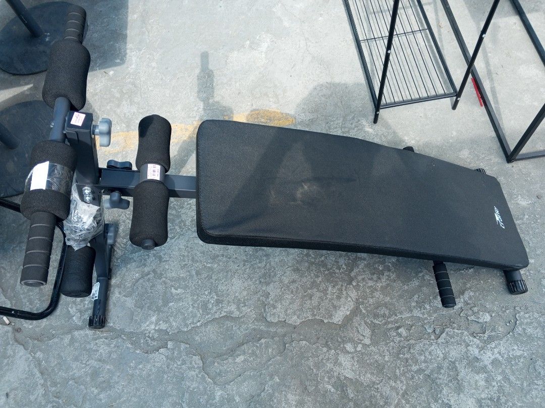 Sit Up Bench With Exercise Bands Crane., Sports Equipment, Exercise