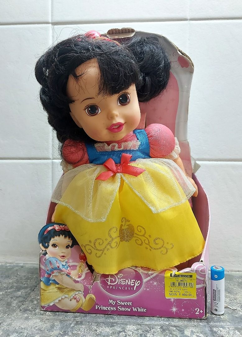 My first disney princess deluxe baby snow white doll clearance