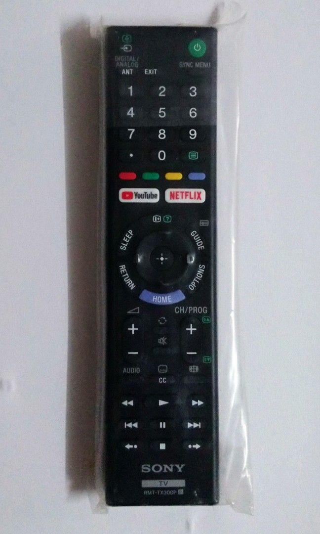 全新SONY專用電視遙控器 Television Remote Control, 家庭電器, 電視 & 其他娛樂, 電視組件及配件