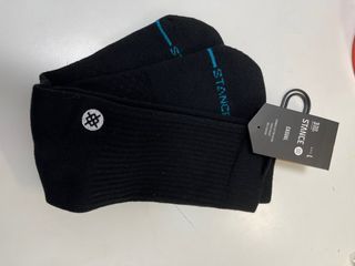 Stance 基本款黑襪 全新 L