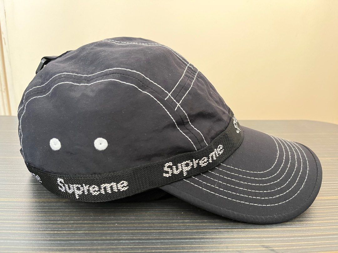 全新)Supreme Webbing Camp Cap 露營帽, 名牌, 飾物及配件- Carousell