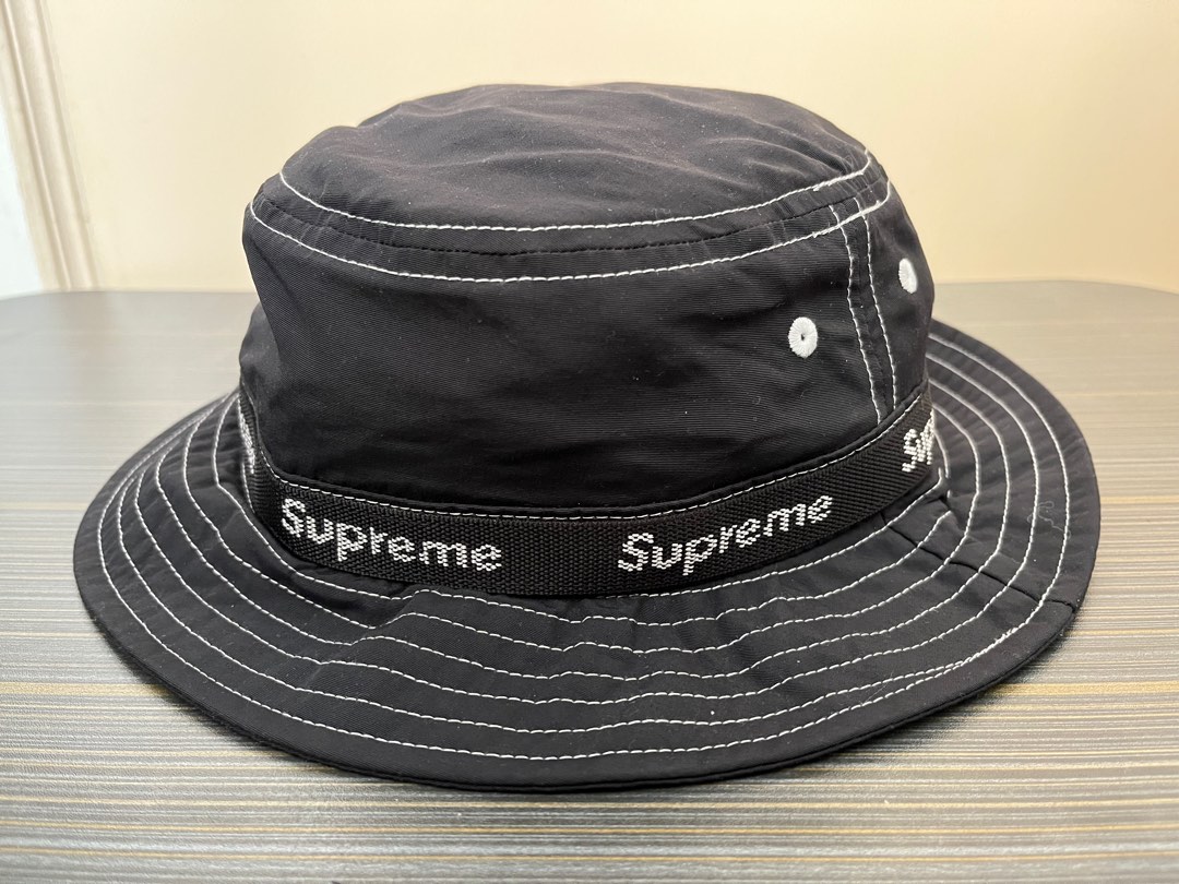 出荷出荷☆値引不可☆ Supreme Webbing Crusher Olive M L ハット