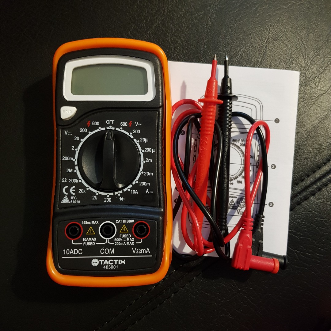 Tactix Digital Multimeter ME403001, Commercial & Industrial, Industrial