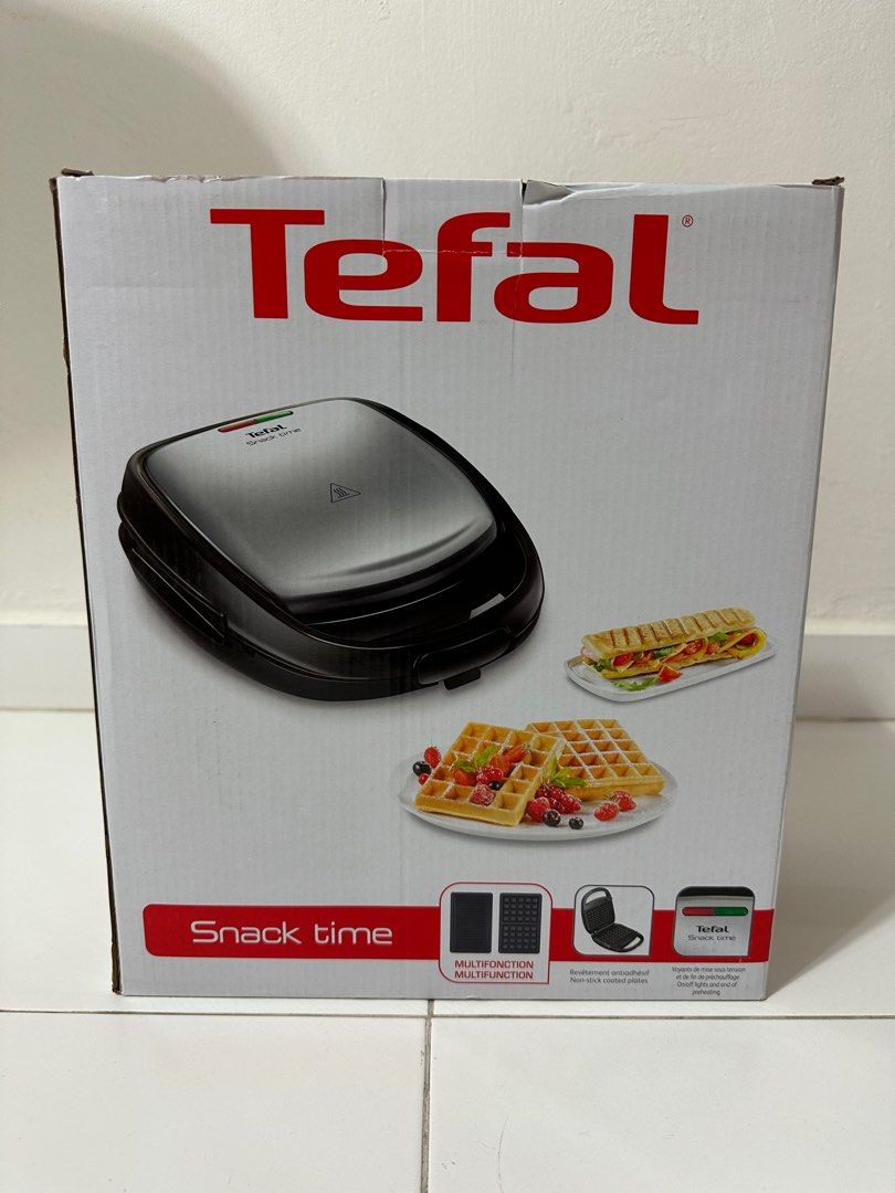 Tefal Snack time waffle maker (SW343D40), TV & Home Appliances, Kitchen ...