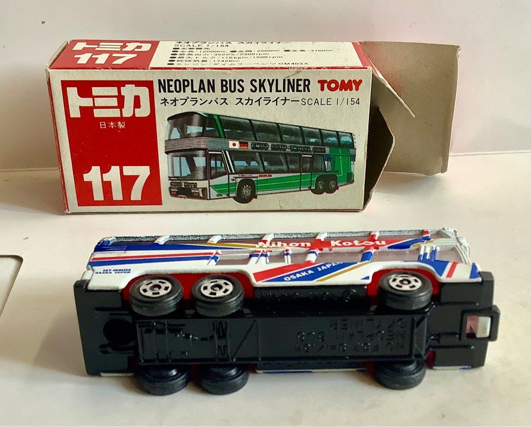 Tomica No.117 Neoplan Bus Skyliner, 興趣及遊戲, 玩具& 遊戲類
