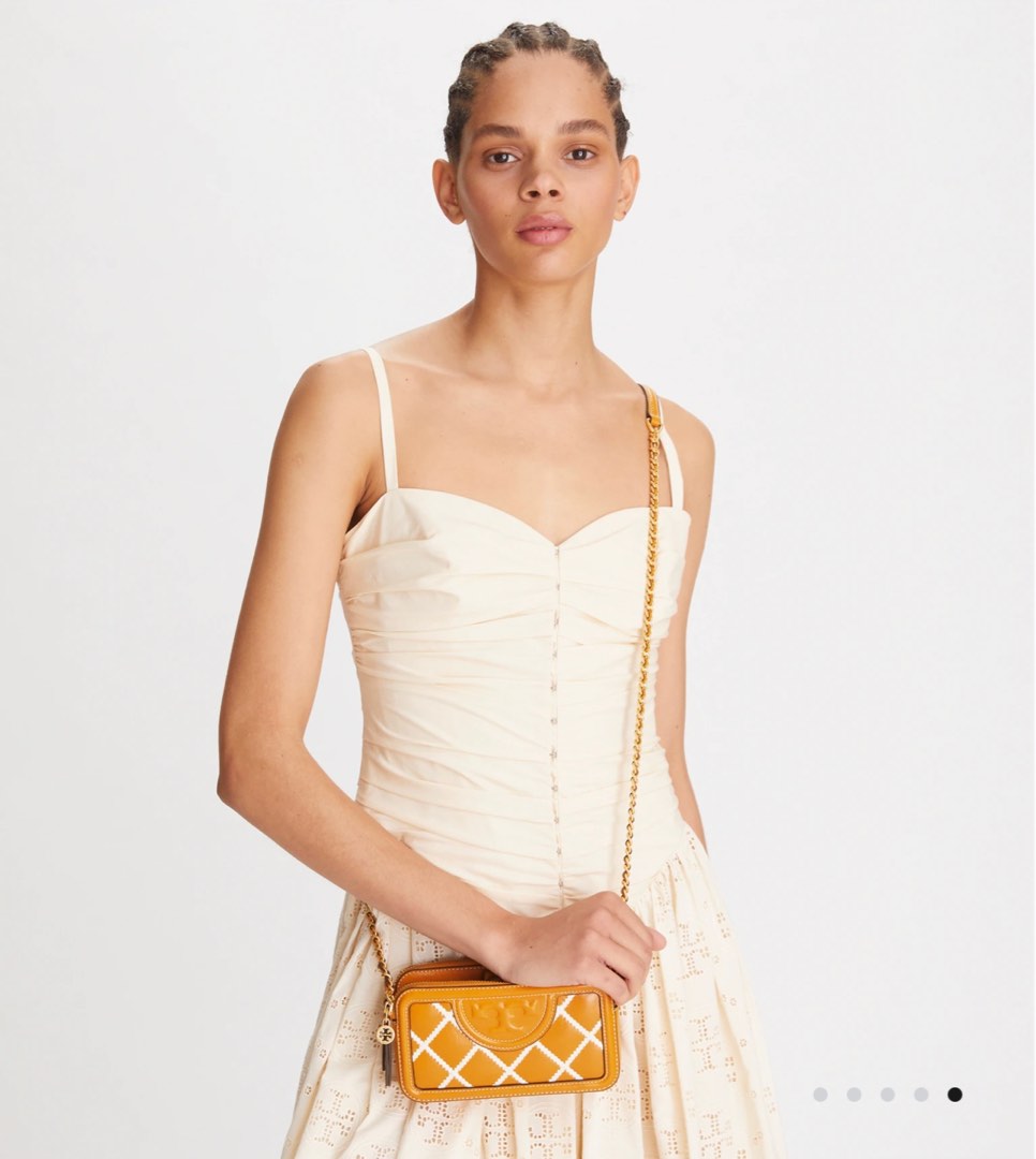 Tory Burch Fleming Double Zip Crossbody bag, Luxury, Bags & Wallets on