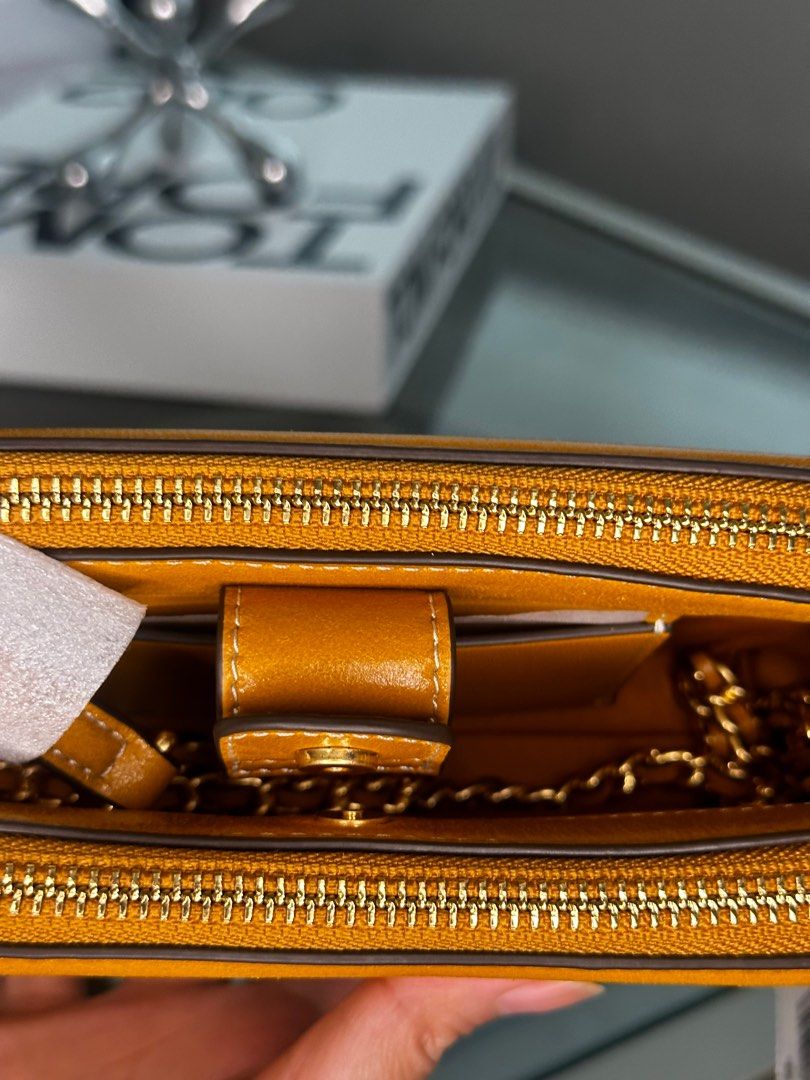 Tory Burch Fleming Double Zip Crossbody bag, Luxury, Bags & Wallets on