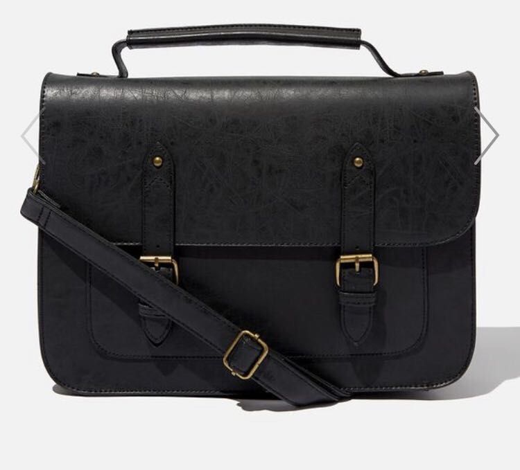 Typo Satchel Messenger Bag