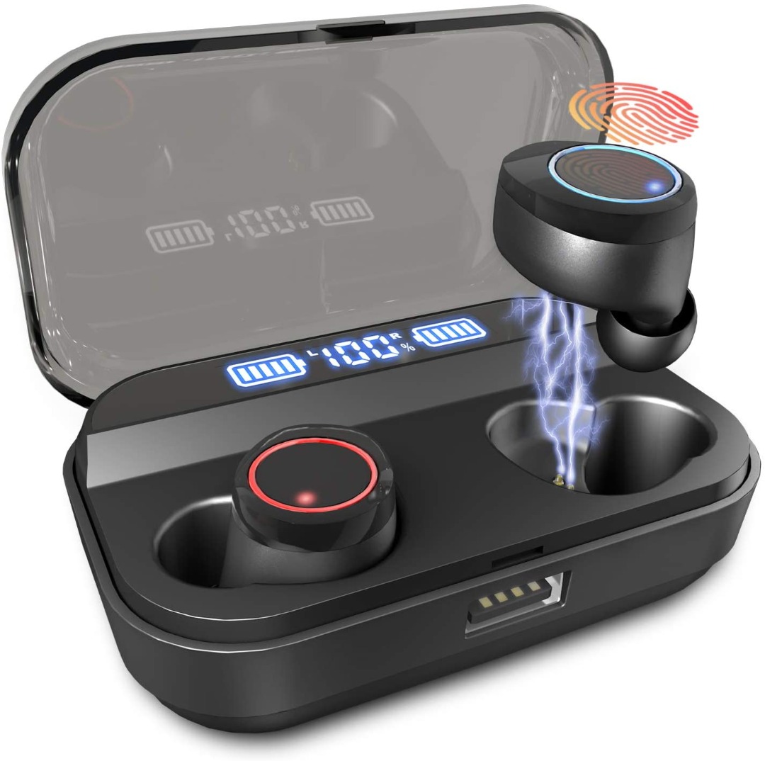 Kissral bluetooth hotsell 5.0 earbuds
