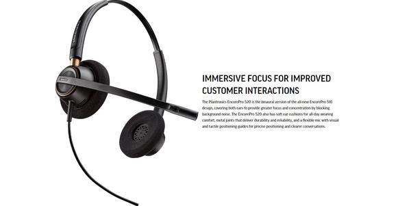Plantronics encorepro hw520 headset deals