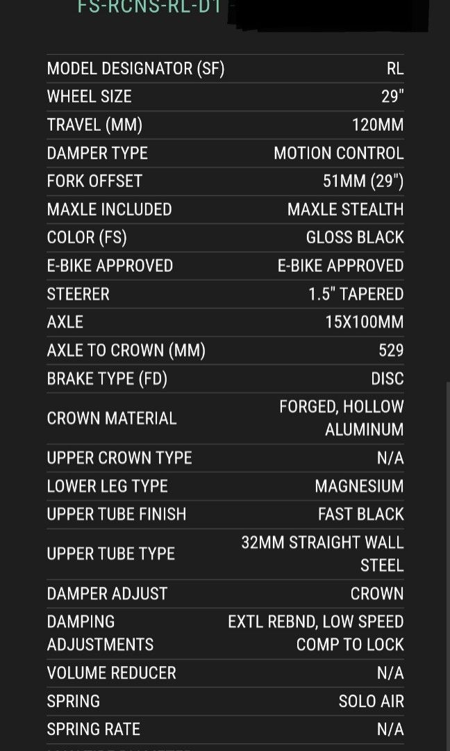 120mm 29er fork axle to crown hot sale