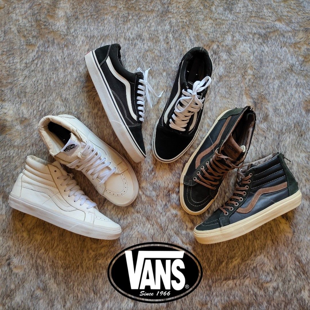 VANS OLD SKOOL SK8 HI COLLECTION Premium Leather Men s