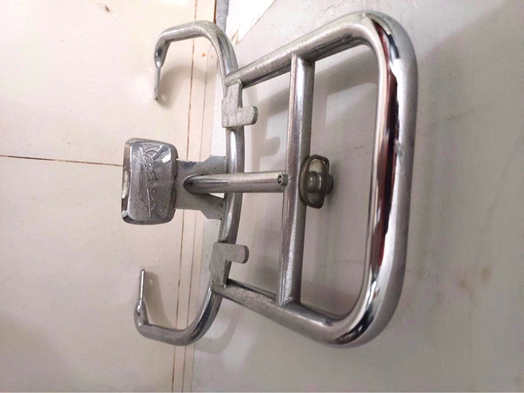 Vespa rear rack, Motorcycles, Motorcycle Accessories on Carousell