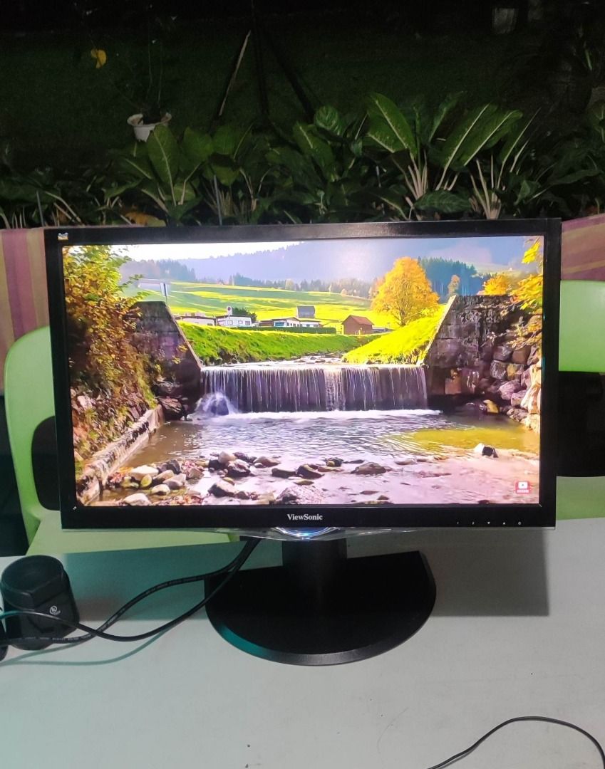 ViewSonic VX2452MH 24 Inch 2ms 60Hz 1080p Gaming Monitor, Computers ...