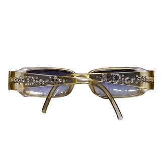 Vintage Christian Dior Swarofski Crystal Adorned Sunglasses