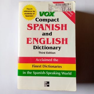 vox compact spanish and english dictionary