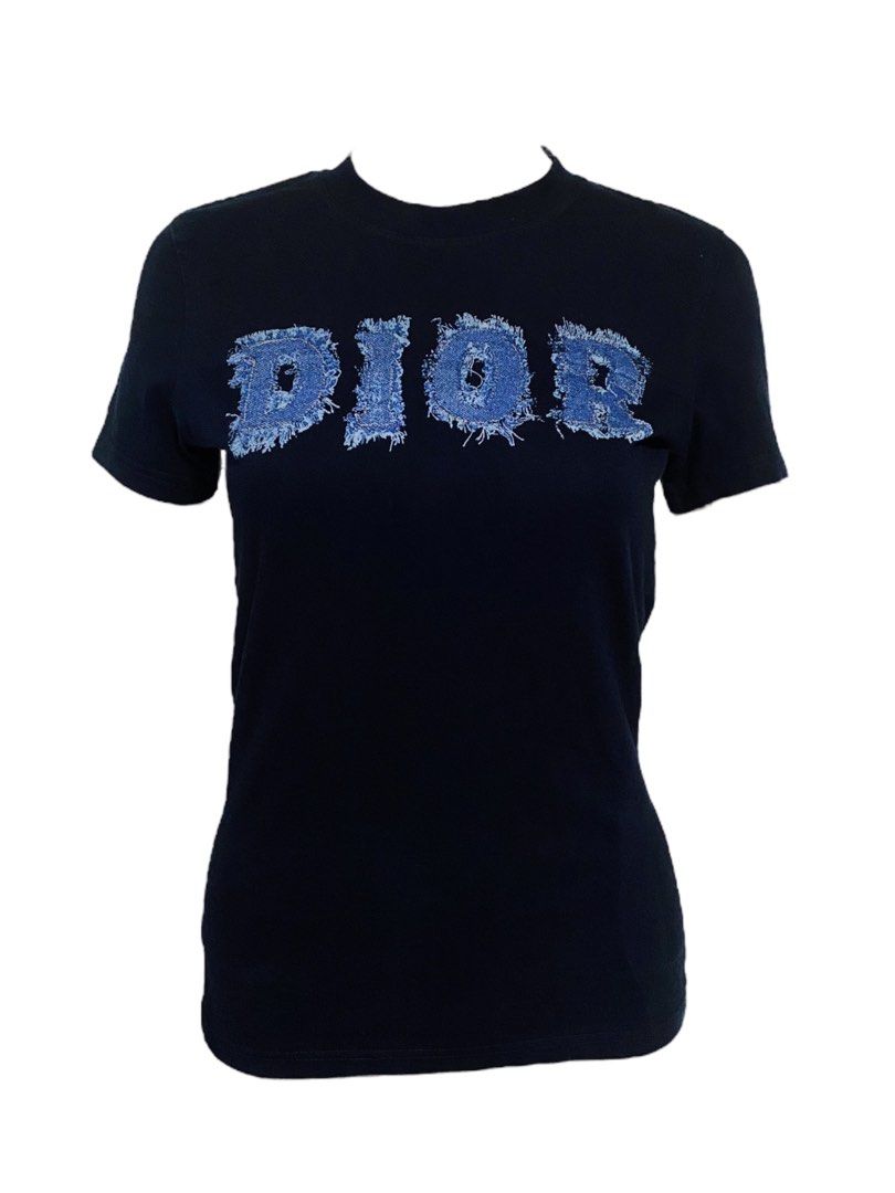 ⚜️VTG Christian Dior Denim logo shirt, Luxury, Apparel on Carousell