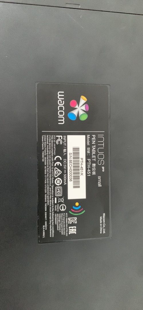 Wacom Intuos Pro (Category: Other Accessories) located in Makati City. Submitted by endikaampudia (Listing ID 1211438496, Image 2). Description: Wacom Intuos Pro Small Model: PTH-451 Barely used. Very good condition. Test all you want. - Payment mode: Gcash or Bank Account. Cash on pick up upon request. - Location: BGC Area, Taguig Delivery shouldered by the buyer. See less.